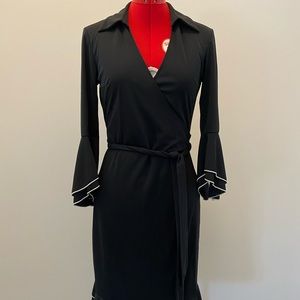 Express black wrap dress - size 5-6